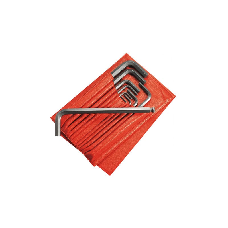 Jeu de 13 clés mâles longues 6 pans 3 à 19mm en trousse Facom 83H.JL13