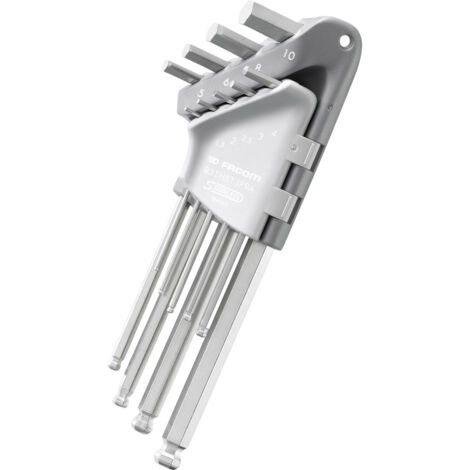 Facom 83SHST.JP9A Innen-Sechskant Winkelschraubendreher-Set 1.5 mm, 2 mm, 2.5 mm, 3 mm, 4 mm, 5 mm,