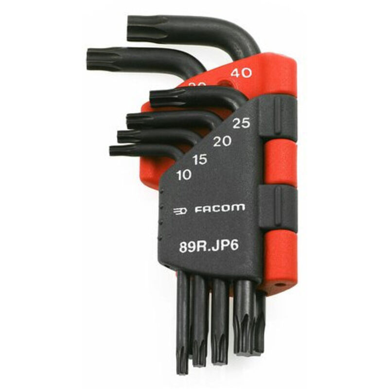 Facom - L-Keys Output Torx short Set dans étui pliable, 6 pcs.