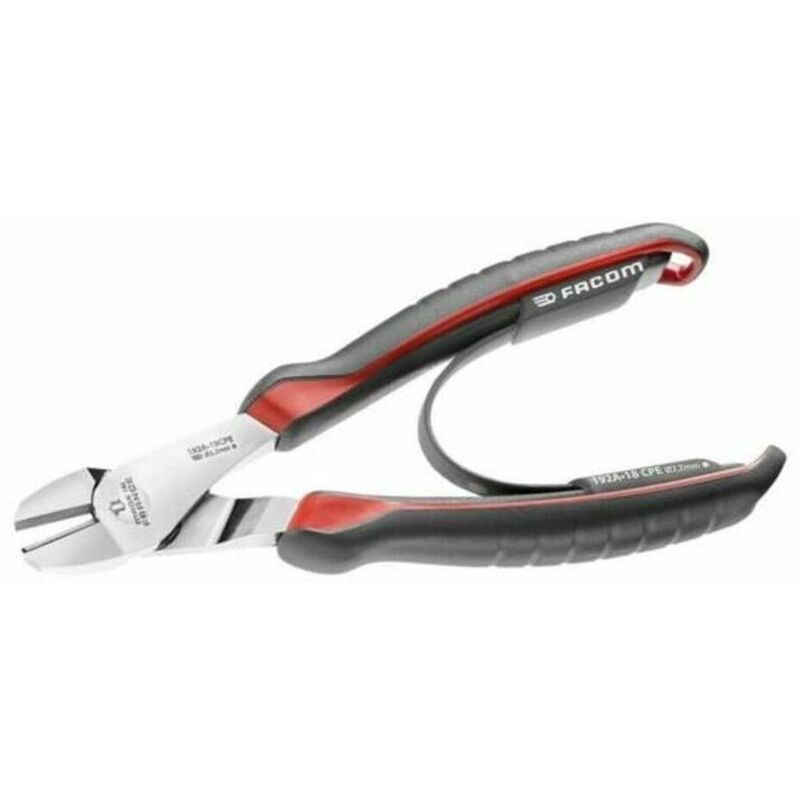 Facom Alicate de corte diagonal 180 mm gris
