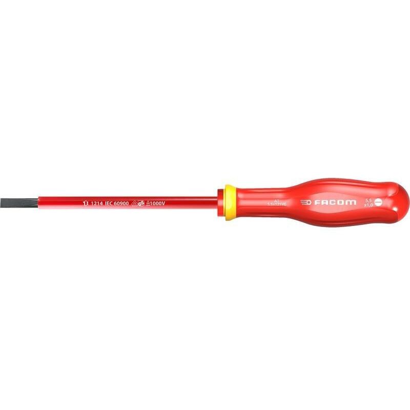 AT6.5X150VE tornevis protwist isolato 1000 Volt per viti a fessura - Facom