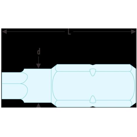 FACOM Bit Serie 1 - Sechskant 2,5 mm