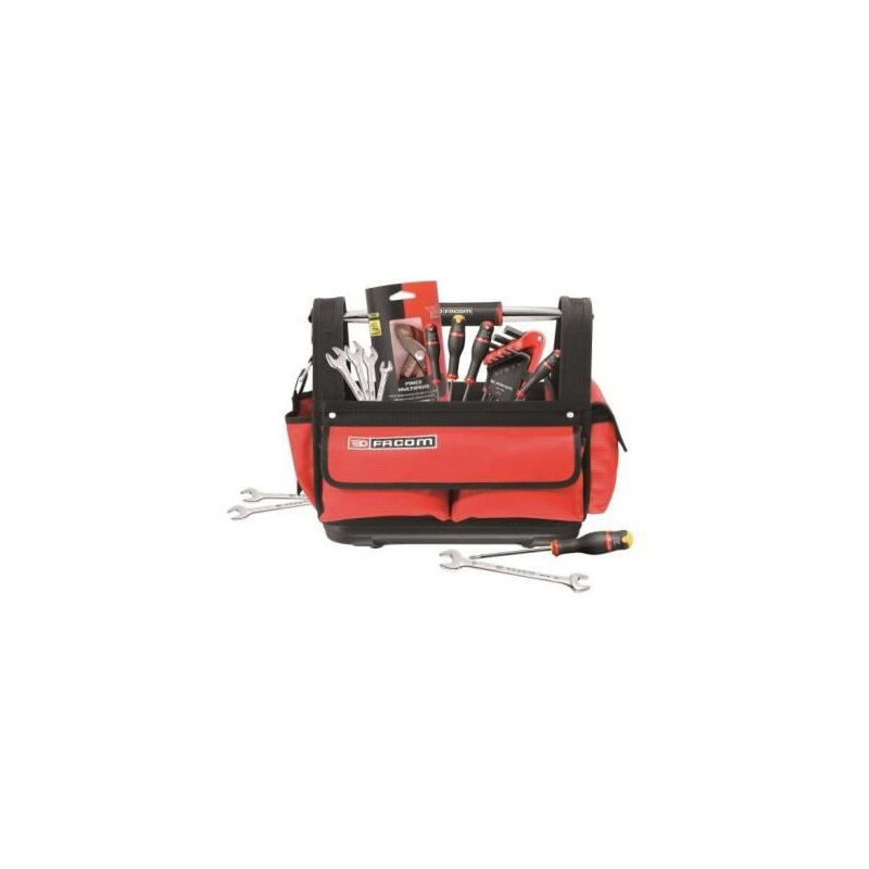 Boite a Outils textile Probag 14 + 22 Outils - BS.T14CM1PB - Sac de Transport avec outils - Facom