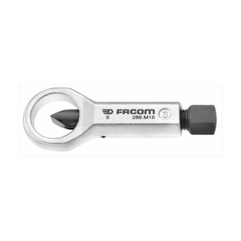 Facom – Casse-écrou cylindrique M10-M16 – Filetage métrique pas standard – Pour écrous arrondis – 289M18