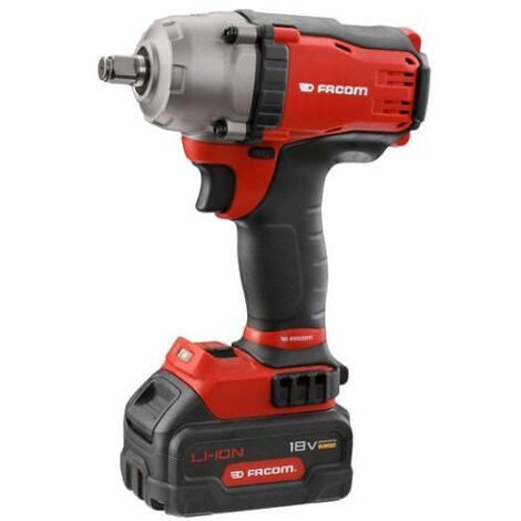 Facom – Clé à chocs 18V 300Nm – Moteur Brushless – Pour vissage rapide en série – Tête Phillips pour bois dur - FCF894P2QW