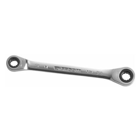 Facom – Clé à cliquet 1/4 x 5/16 pouce – Mécanisme à cliquet 12 dents – Longueur 115 mm – Finition chrome satiné