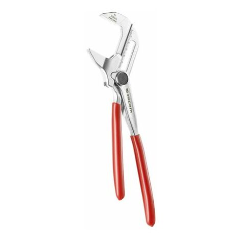 Facom – Clé à molette 250 mm – Mâchoires lisses pour surfaces fragiles – Système de cliquet pour serrage rapide – Ergonomique en PVC antidérapant