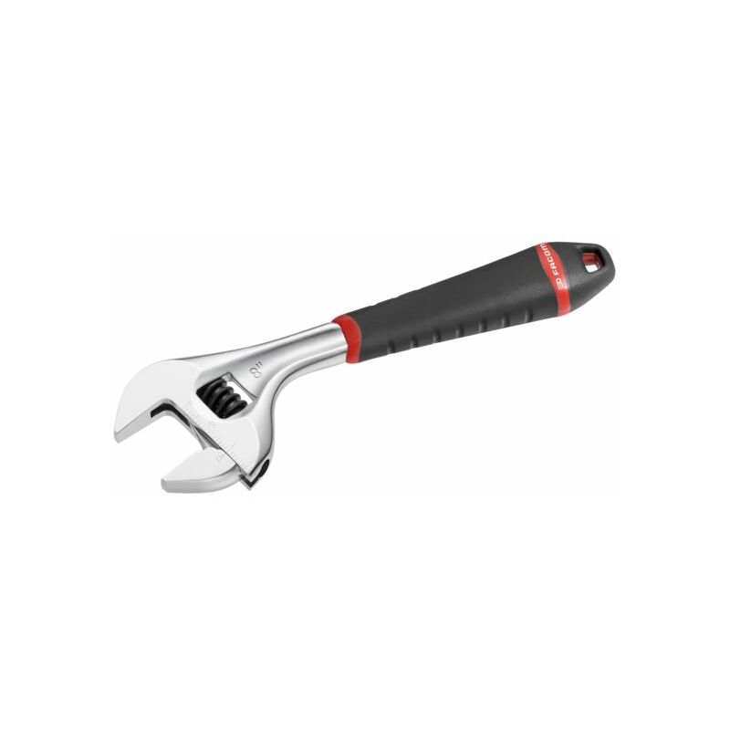 Clé à molette 8'' à manche bi-matière capacité 33mm longueur 201mm Facom 101.8GPB