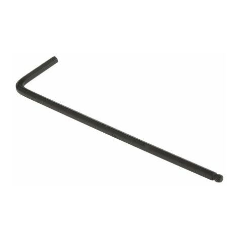 Facom – Clé Allen en L 2.5mm – Tête sphérique – Bras long – Acier au silicium – Pour espaces confinés