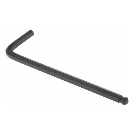 Facom – Clé mâle longue sphérique 6 pans 5mm – Tête sphérique pour inclinaison jusqu'à 30° – Acier au silicium – Présentation phosphatée