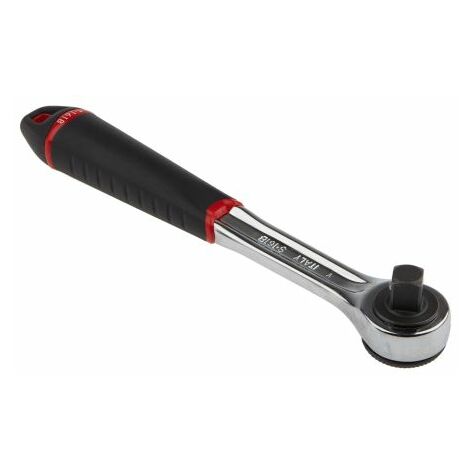 Facom – Cliquet 1/2'' à manche 250 mm – Mécanisme 72 dents, reprise à 5° – Acier chrome vanadium, étanchéité IP51