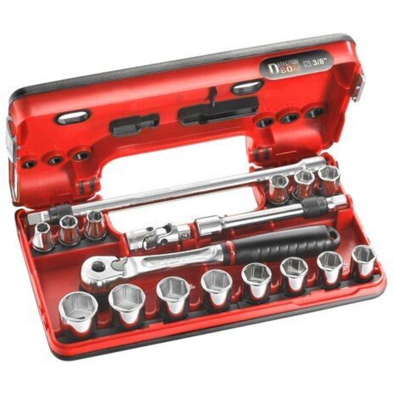 Facom - Jeu de douilles 3/8' Carré 18 pièces ( Prix pour 1 )