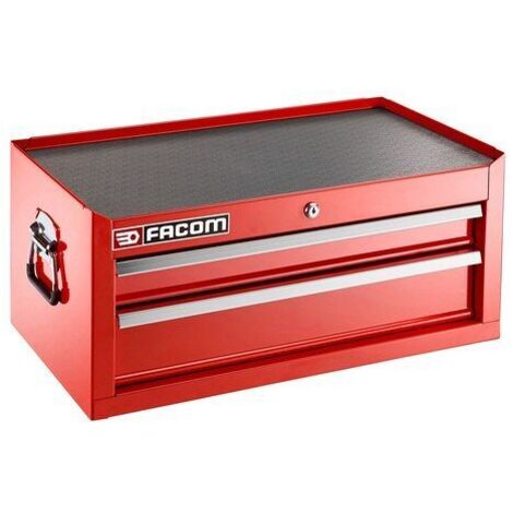 Facom – Coffret à outils 2 tiroirs – Servante roulante 670 x 345 x 293mm – Charge maximale optimisée – Pour rangement d'outils professionnels