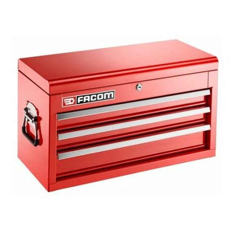 Facom – Coffret à outils 3 tiroirs 663 x 335 x 383mm – Rangement organisé pour outils – Structure robuste en acier – Pour professionnels exigeants