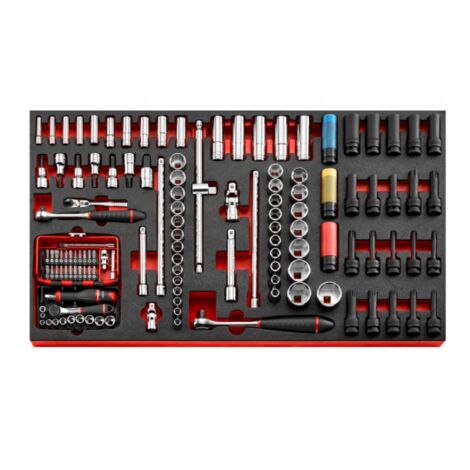 Facom – Coffret de 38 outils – Clés, douilles, tournevis, pinces – Pour boulons et vis – Accès facile espaces restreints