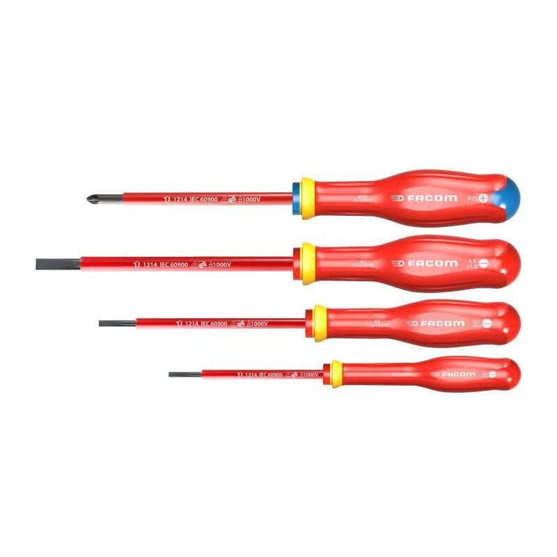 Facom Coffret De 4 Tournevis Isoles 1000v