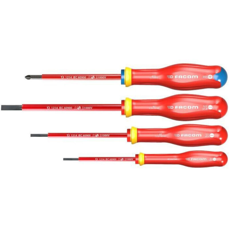 Facom Coffret de 4 Tournevis Isolés - vue 2