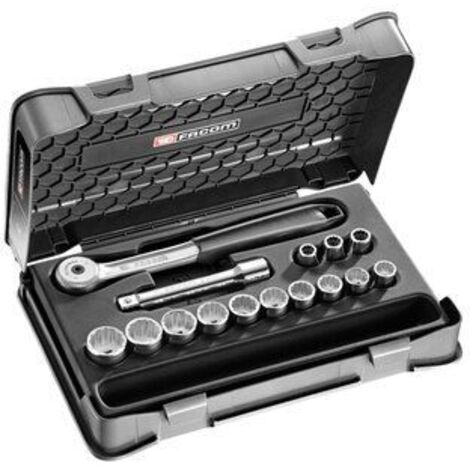 FACOM Coffret de douilles S.151-1P12 15 pièces pièces FACOM