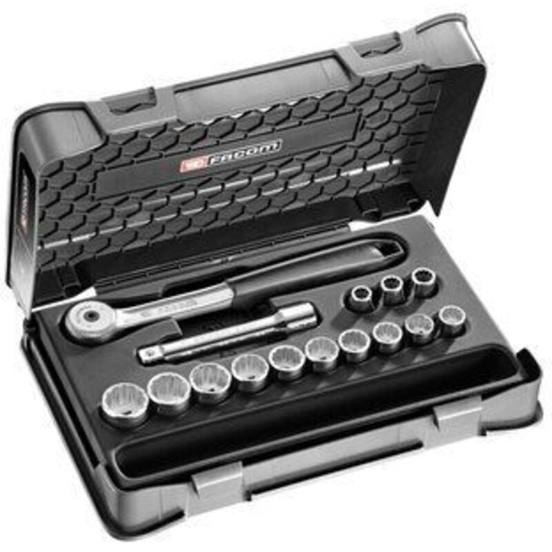 Jeu de douilles Facom 1/2" Carré 15 pièces ( Prix pour 1 )