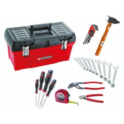 FACOM Composition De 26 Outils En Boîte À Outils Plastique - CM.26BPC19PF