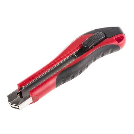 Facom – Cutter sécable 18 mm – Lame avec guide métallique et curseur de sécurité – Manche ergonomique pour 2 lames de rechange