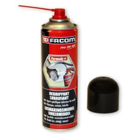 Facom – Dégrippant lubrifiant 300ml – Action anti-rouille rapide – Lubrification mécanismes et paliers – Spray aérosol efficace