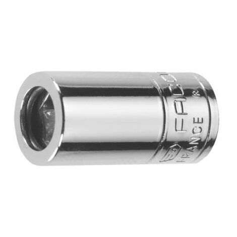 Facom – Douille porte-embout à jonc 1/4'' – 6 pans – Longueur 22mm – Ø 11,3mm – Compatible série 1 – Usage intensif avec embouts vissage