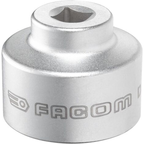 Facom – Douille coiffe 27mm pour bouchons de filtres à huile – Entraînement 3/8' – Type hexagonal pour accès facile en espaces restreints