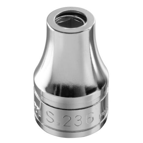 Facom – Douille porte-embout à jonc 5/16'' – Dimensions 36 mm – Carré 1/2'' – Finition chromée brillante – Pour travaux de maintenance