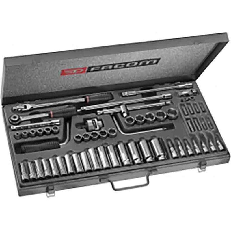 Facom - Jeu de douilles 3/8' Carré 57 pièces ( Prix pour 1 )