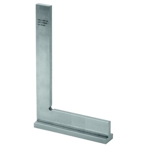 Facom – Équerre simple à chapeau Classe II 08 – Acier 200mm x 300mm – Pour travaux de traçage et d'alignement – Normes NF E 11-103, DIN 875