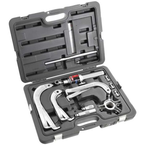 Facom – Extracteur hydraulique à griffes U.312HJ3 – Capacité 45 à 270 mm – 3 griffes – 10 tonnes – Montage 2 ou 3 griffes – Livré en valise plastique