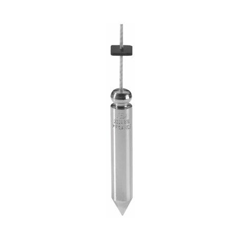 Facom – Fil à plomb 125 g – Diamètre 16 mm – Longueur cordeau 4 m – Précision pour travaux de construction et rénovation - DELA322400