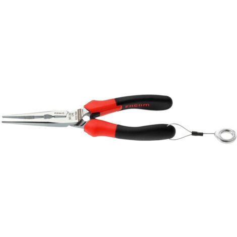 FACOM Flachrundzange SLS 200 mm, lange gerade Backen
