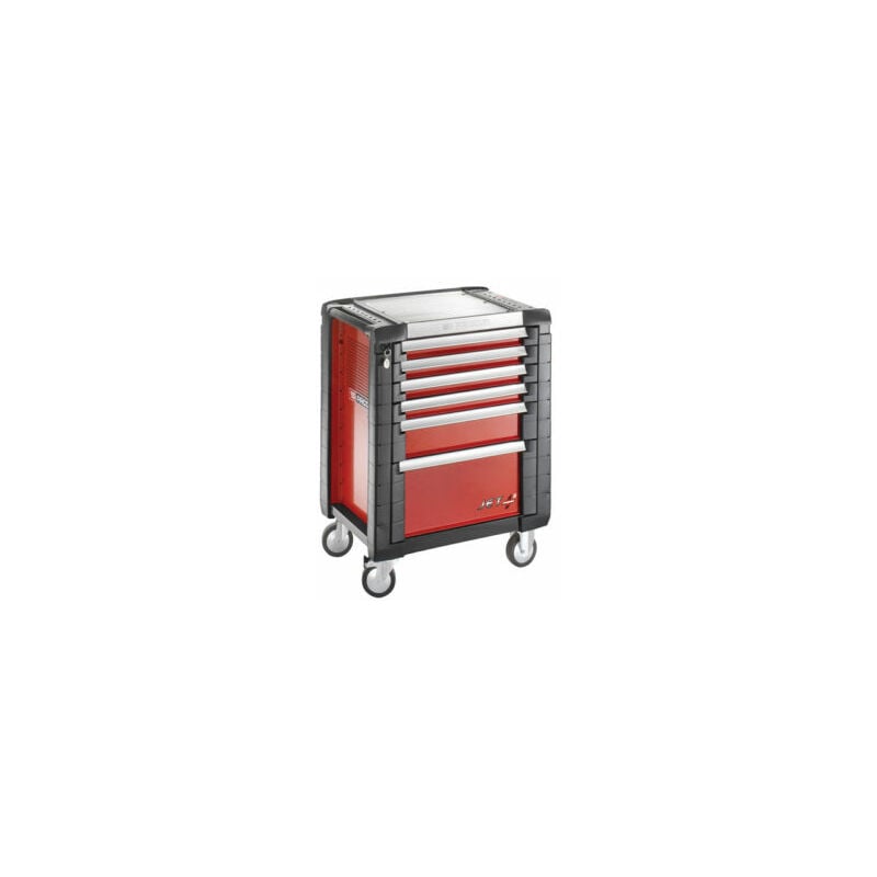 Jet.6M3 Roller Cabinet 6 Drawer Red