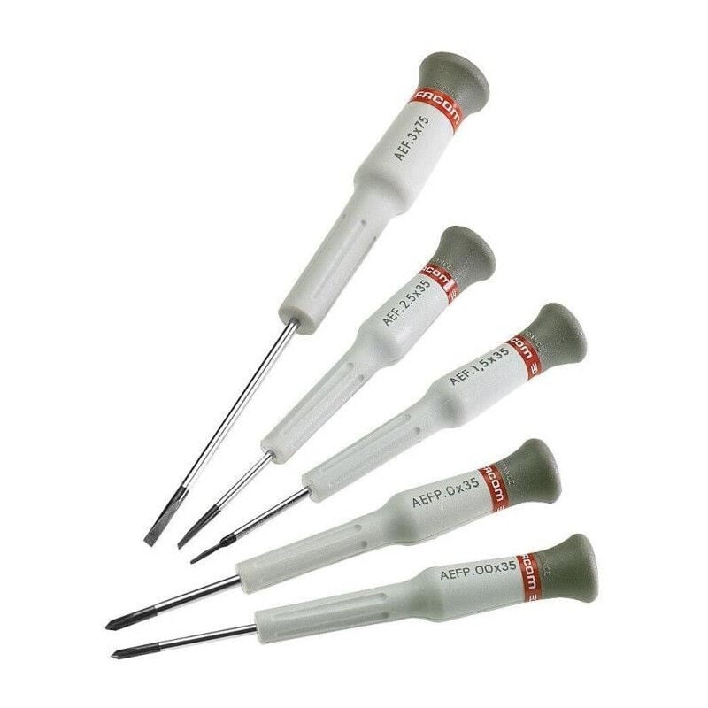 Facom - jeu de 5 tournevis de precision