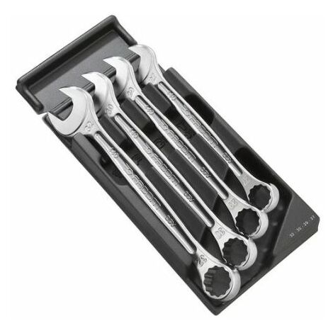 Facom – Module de 4 clés mixtes 440 – Dimensions d'ouverture 27-32 mm – Compatible servantes CHRONO et JET – Poids 2,1 kg - 440-2PB