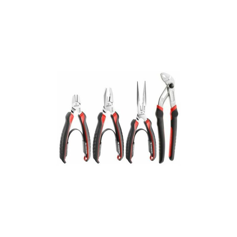 Jeu de pinces Facom l. (hors tout) 160 mm, 185 mm, 200 mm, 245 mm, 4 pièce(s) ( Prix pour 1 )
