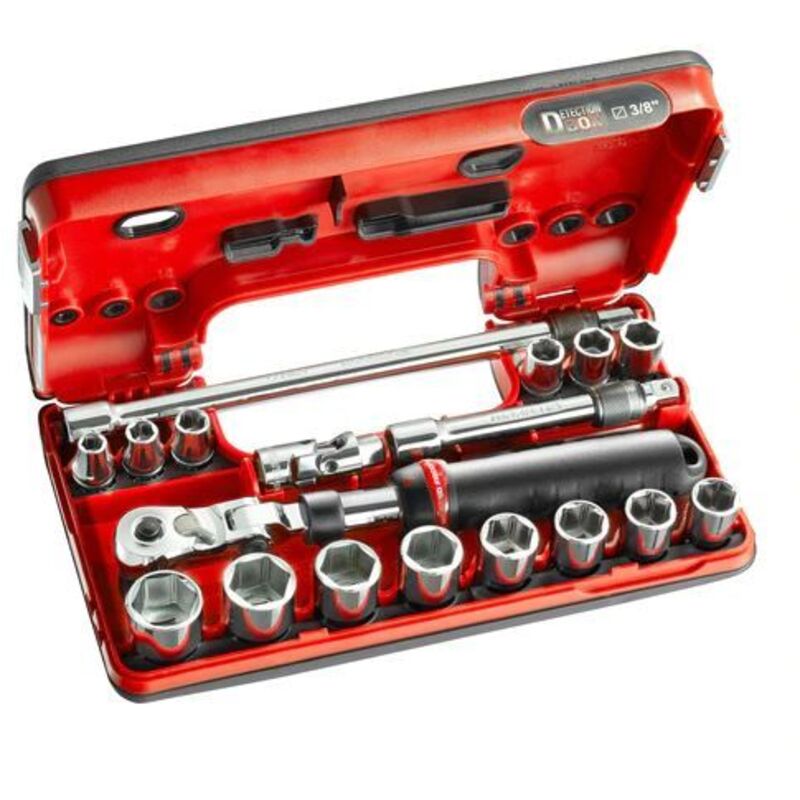 Facom - Jeu de douilles 3/8' Carré 18 pièces ( Prix pour 1 )