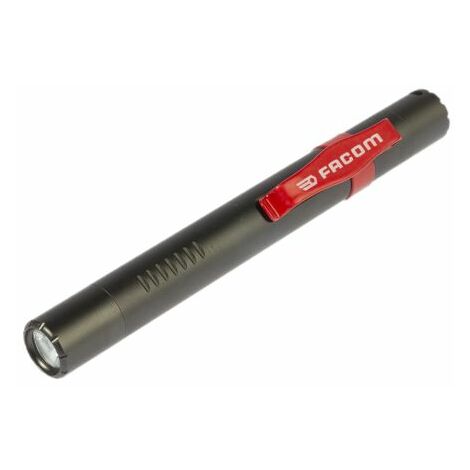 Facom – Lampe torche LED 110 lm – Non rechargeable – Portée 48 m – Faisceau spot – Piles 2 AAA incluses