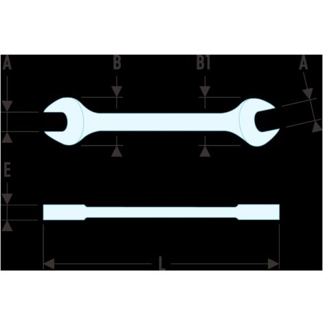 FACOM Maulschlüssel Serie 44 1/2x9/16