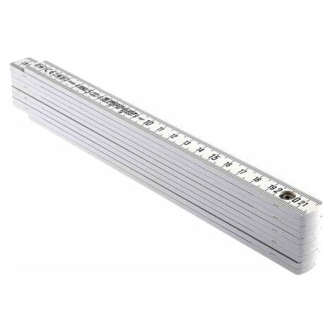 Facom – Mètre dépliant 2m en plastique synthétique – Encliquetage à 90°/180° – Graduation bilatérale mm – Pour mesures précises