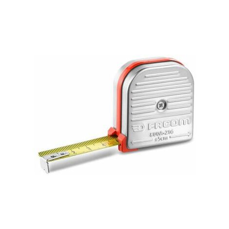 Facom – Mètre déroulant inox 2m – Largeur 16mm – Système de retour automatique – Pour mesures précises en milieu professionnel