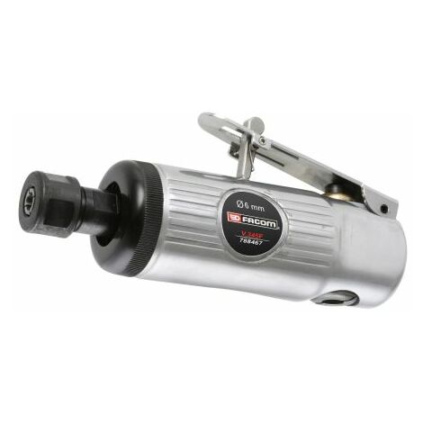 Facom – Meuleuse pneumatique droite 20000tr/min – Pression 6,2 bar – Diamètre de pince 6mm – Pour nettoyage et avavurage précis