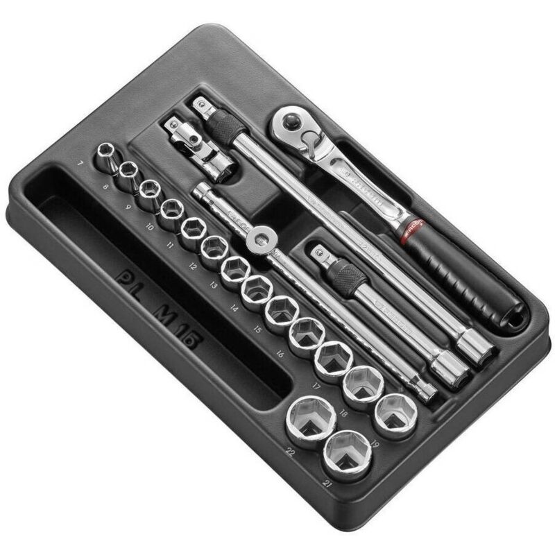 

FACOM MOD.JL171-36 - Módulo Vasos 3/8' 6 Caras 20 Piezas