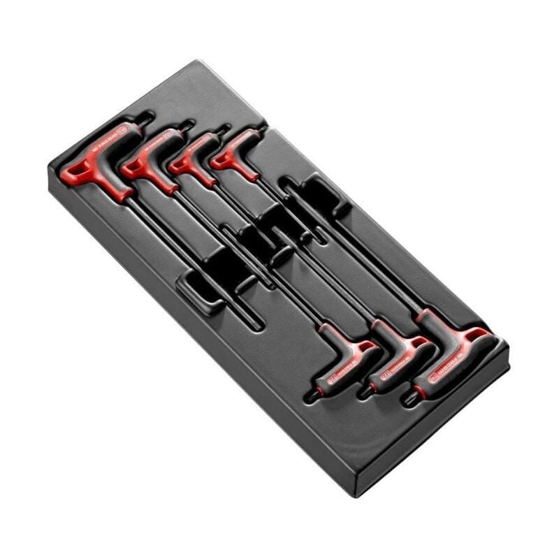 Facom - Module de 7 clés mâles en t - 6 pans MOD.84TZSAPB