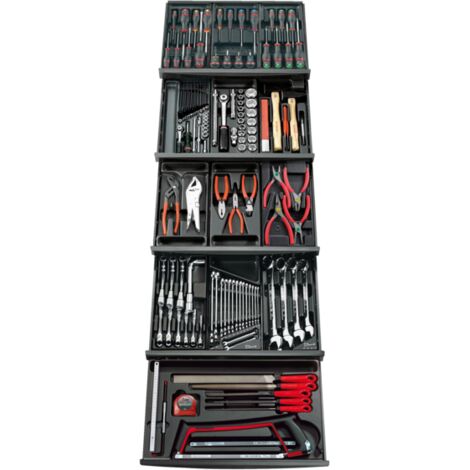 Facom – Module de servante avec 145 outils – 13 modules en plastique – Pour maintenance professionnelle – Référence CM.143PF