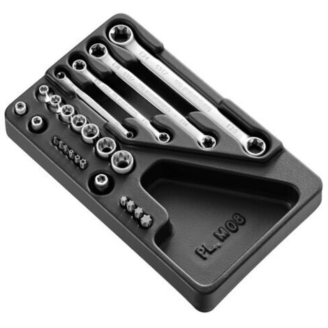 FACOM - Module douilles et clés Torx - 24 Pièces - MOD.TX1A - Ce produit de marque FACOM est neuf.