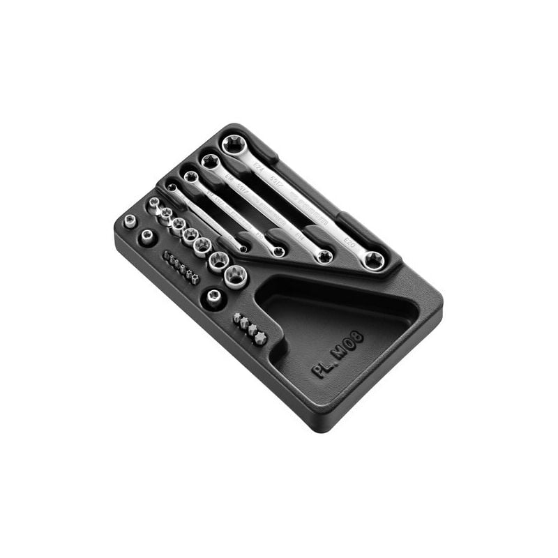 Module douilles et clés Torx - 24 Pièces - MOD.TX1A - Ce produit de marque est neuf. - Facom