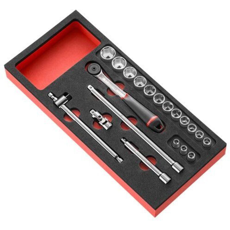 Facom - Jeu de douilles 3/8' Carré 20 pièces ( Prix pour 1 )